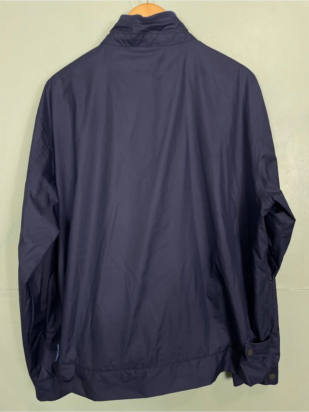Peter Millar Wind Breaker Jacket Full Zip Navy Blue Men XL Lightweight‎
